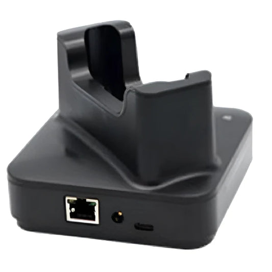 Single Charging Cradle, DC port, w/sync, w/ethernet, charge C71